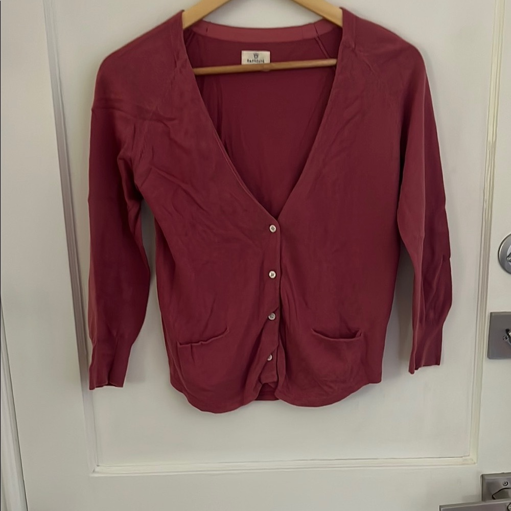 🇫🇷Hartford Pink Cardigan V-Neck